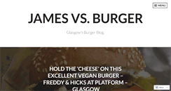 Desktop Screenshot of jamesvsburger.com